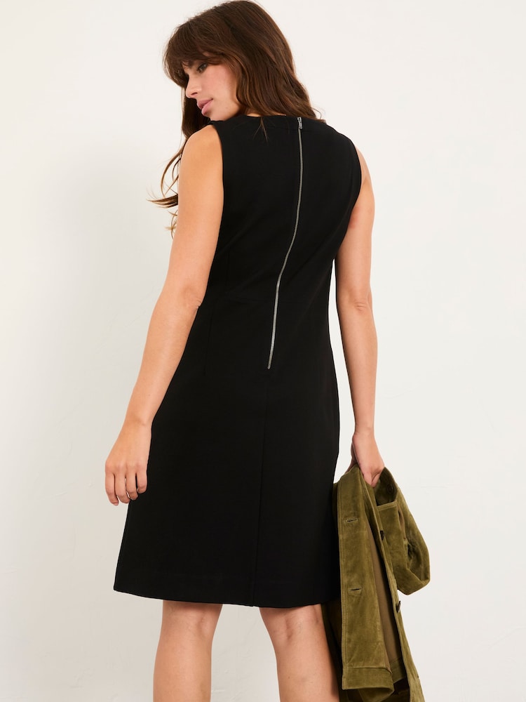 Fat Face Lawson Black Regular Ponte Dress