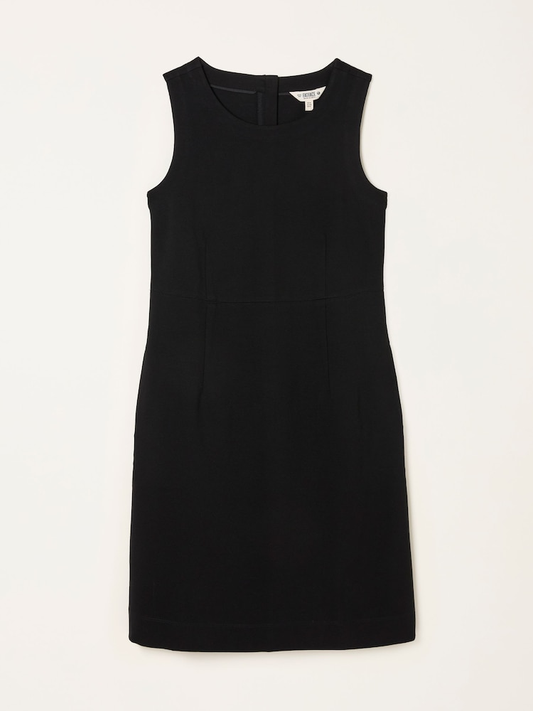 fat face Lawson Black Regular Ponte Dress