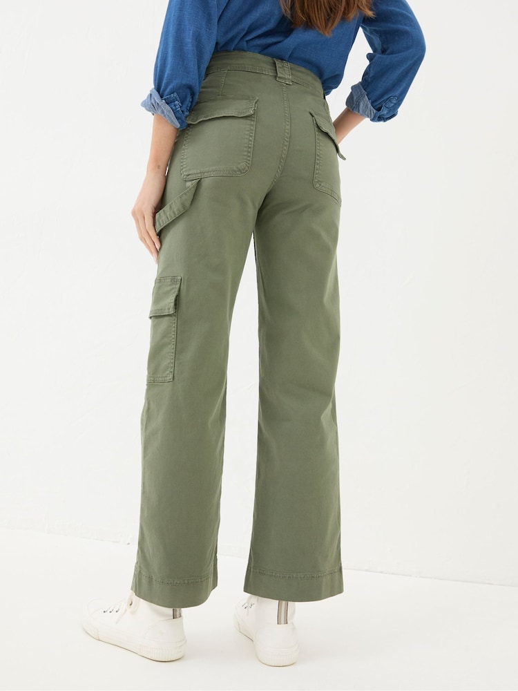 Fat Face Leigh Green Carpenter Trousers