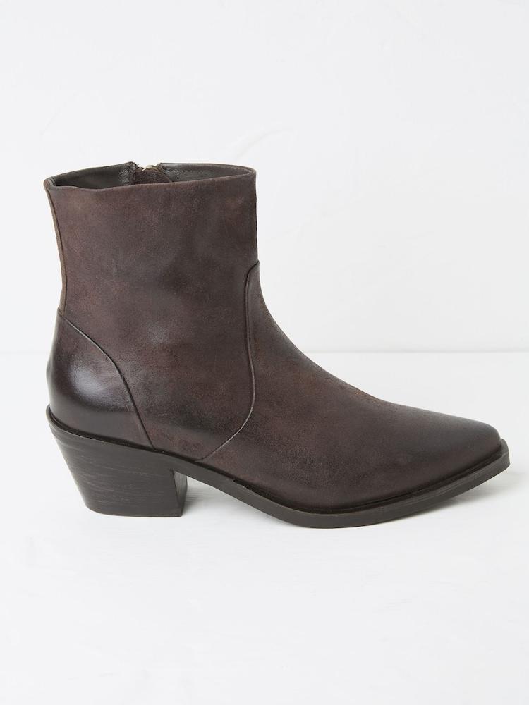 Fat Face Leonie Brown Ankle Western Boots