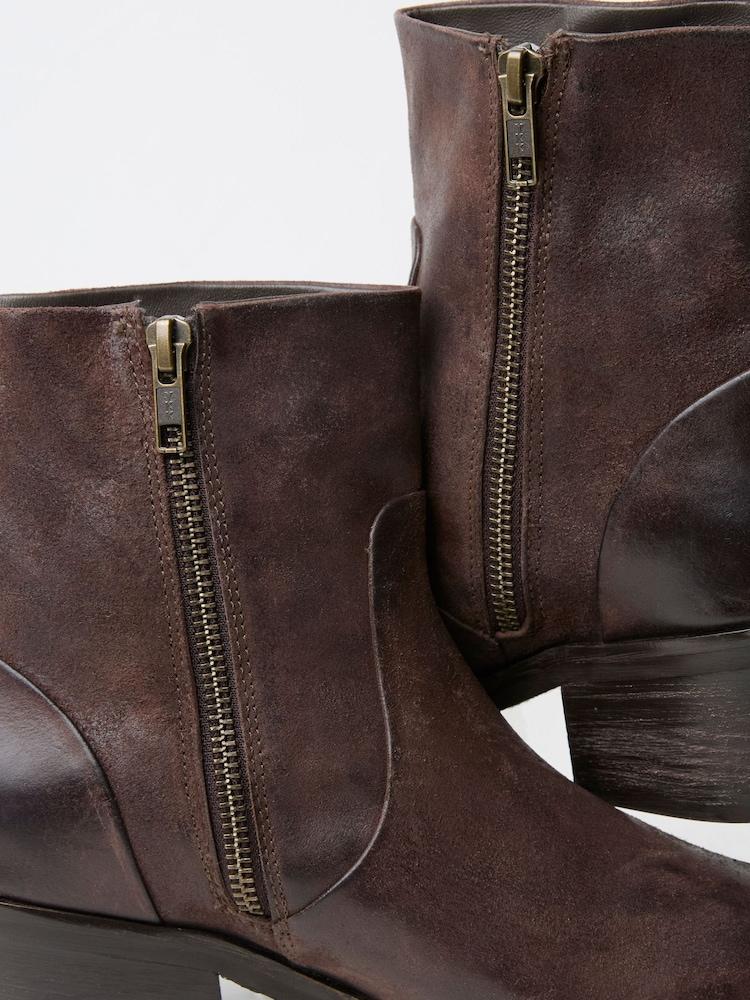 fat face Leonie Brown Ankle Western Boots