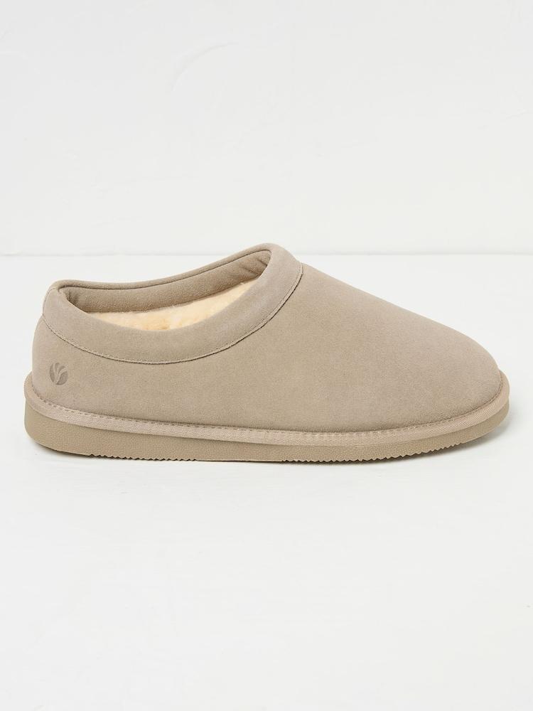 Fat Face Lewis Stone Suede Mule