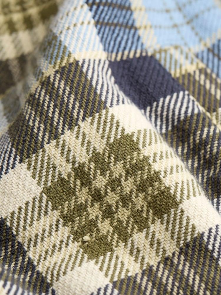 fat face Light Blue Ryton Check Overshirt