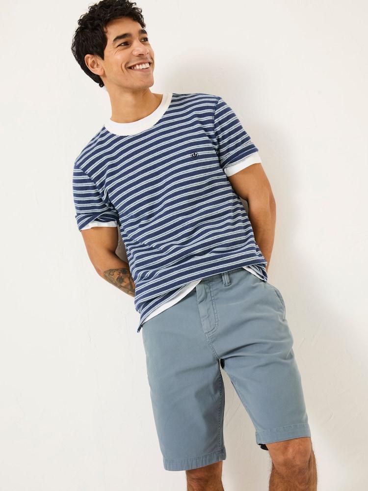 Fat Face Light Blue Stow Garment Dye Shorts