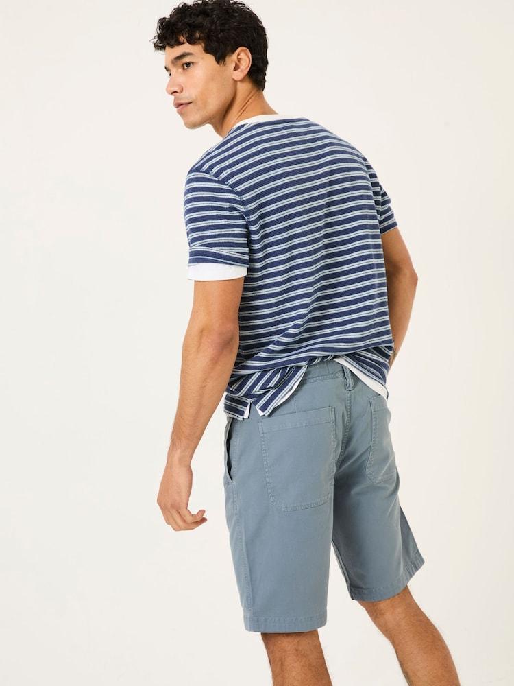 Fat Face Light Blue Stow Garment Dye Shorts