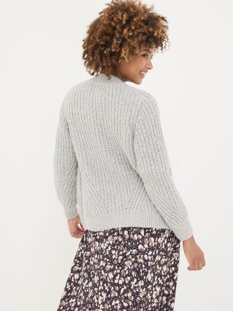 Fat Face Light Grey Alicia Cardigan