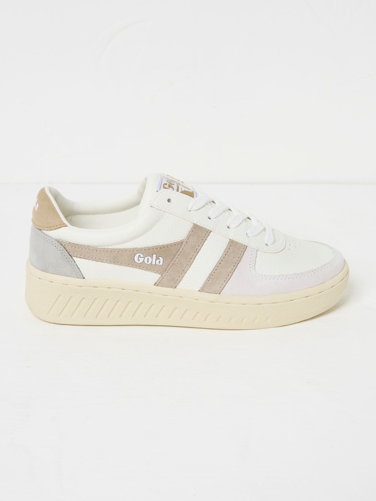 Fat Face Light Grey Grandslam Trident Trainers