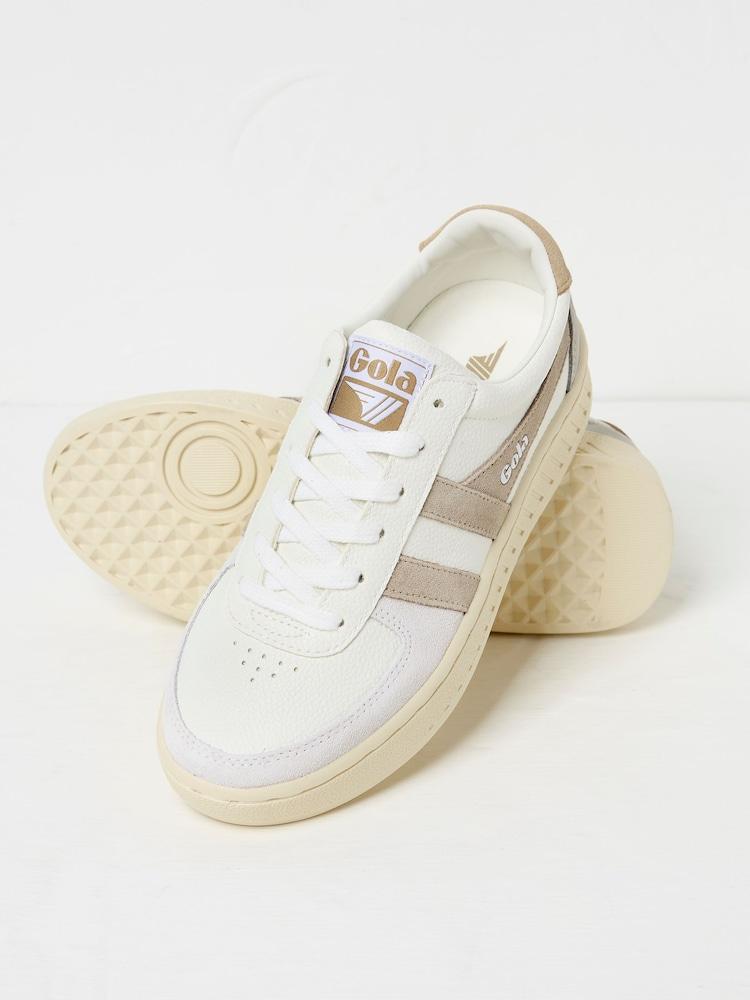 fat face Light Grey Grandslam Trident Trainers