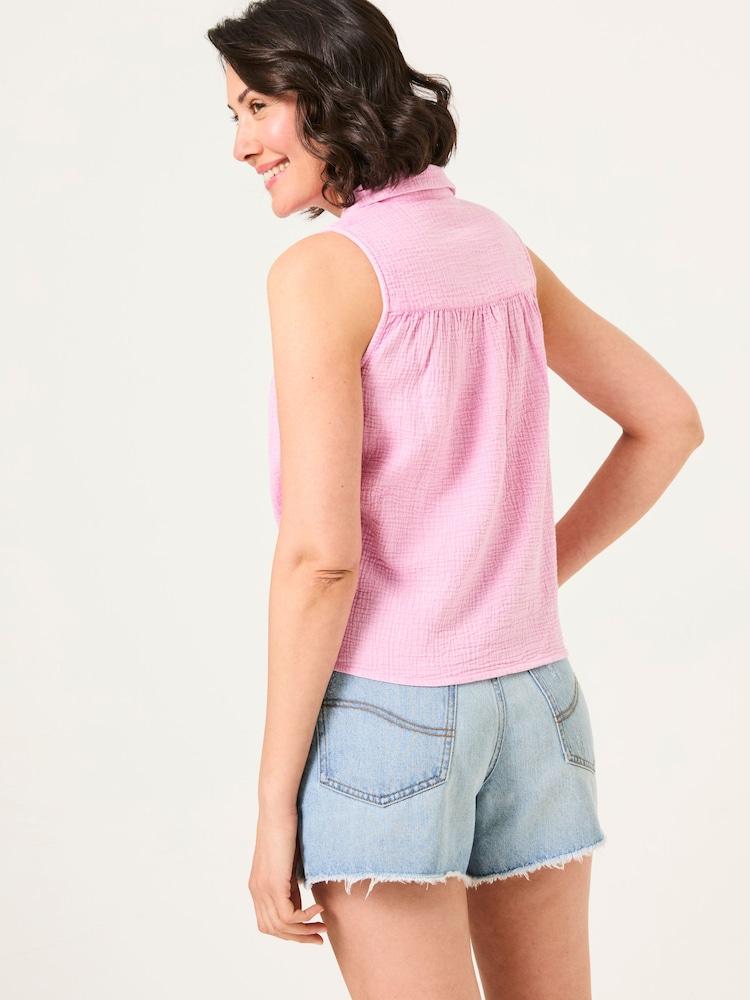 Fat Face Light Pink Sam Shirt