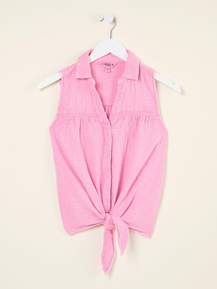 fat face Light Pink Sam Shirt