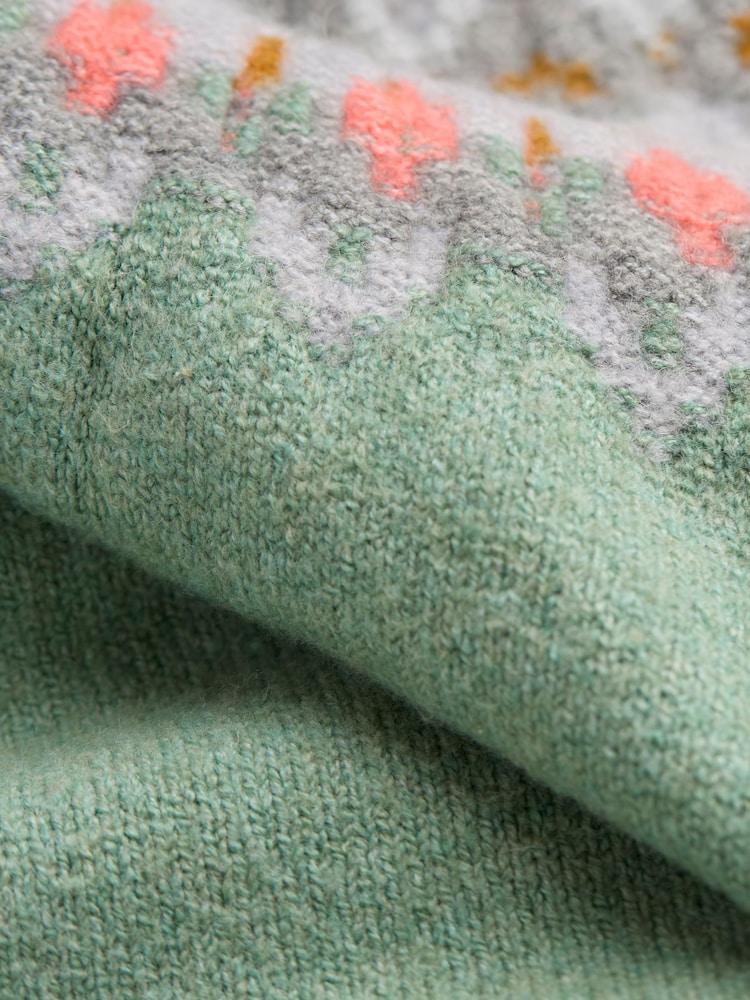 fat face Light Teal Esther Jumper