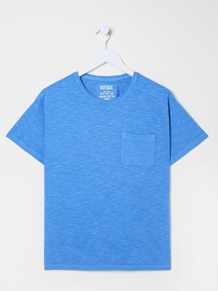 fat face Lily Bright Blue 100% Cotton T-Shirt