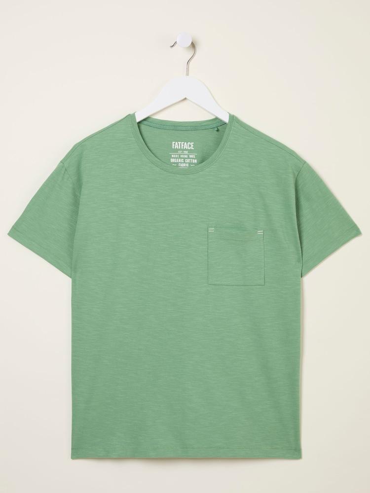 fat face Lily Dark Teal Green 100% Cotton T-Shirt