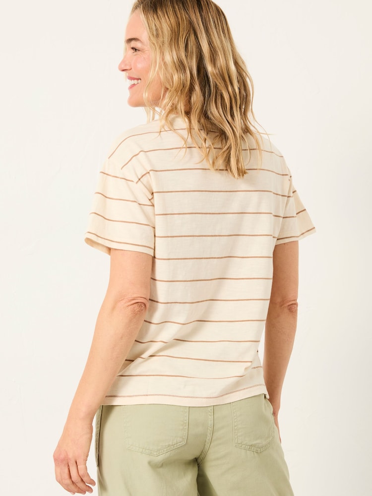 Fat Face Lily Ivory Stripe T Shirt