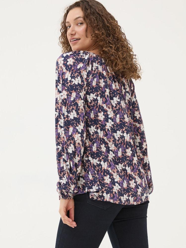 Fat Face Lily Multi Floral Top