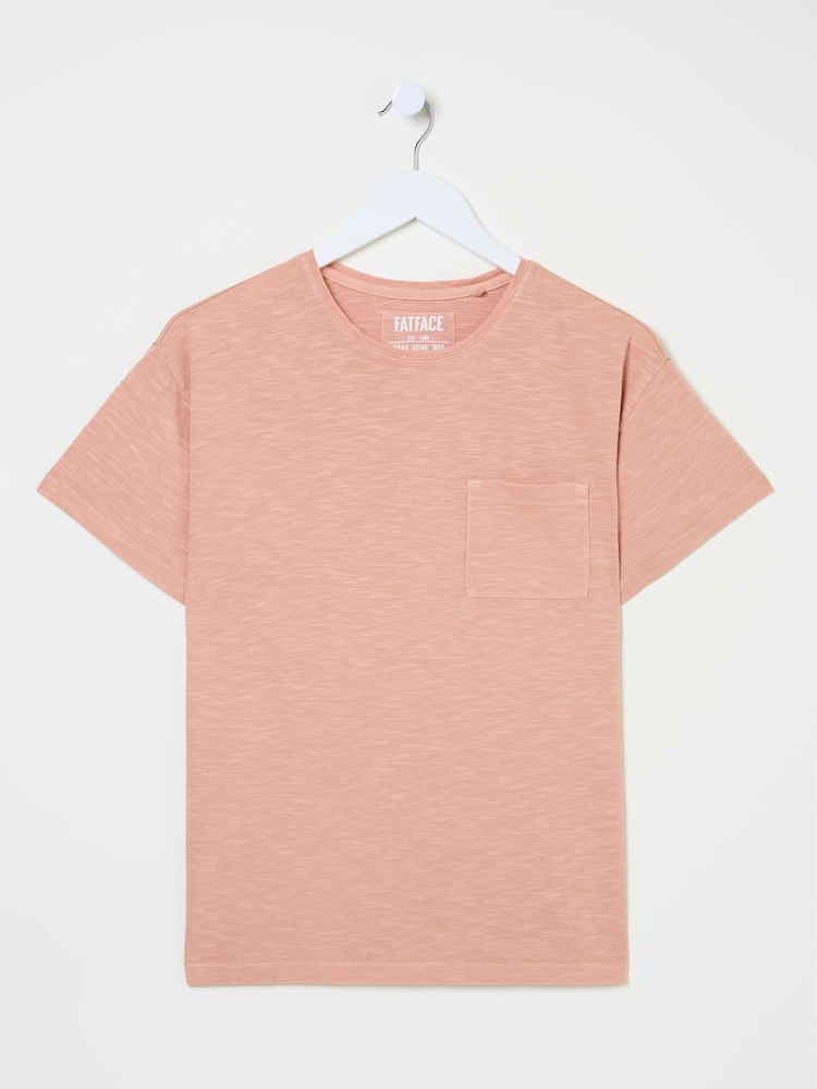 fat face Lily Nude Pink 100% Cotton T-Shirt
