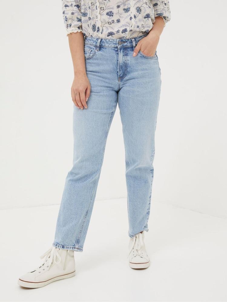 Fat Face Ludlow Blue Boyfriend Jeans