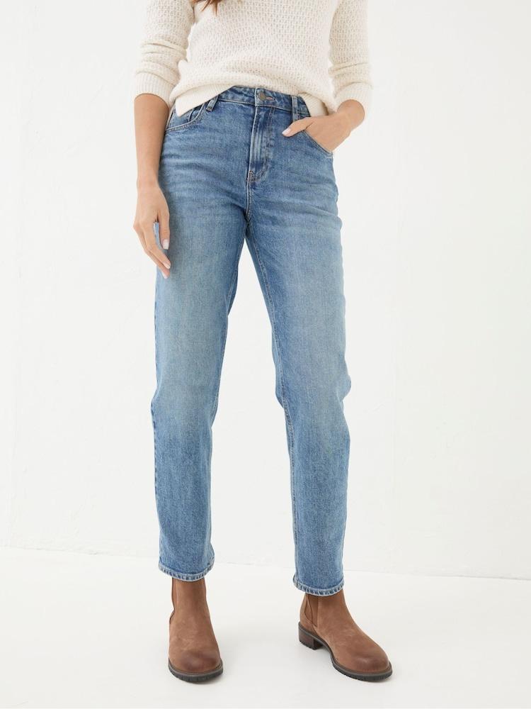 Fat Face Ludlow Blue Denim Boyfriend Jeans