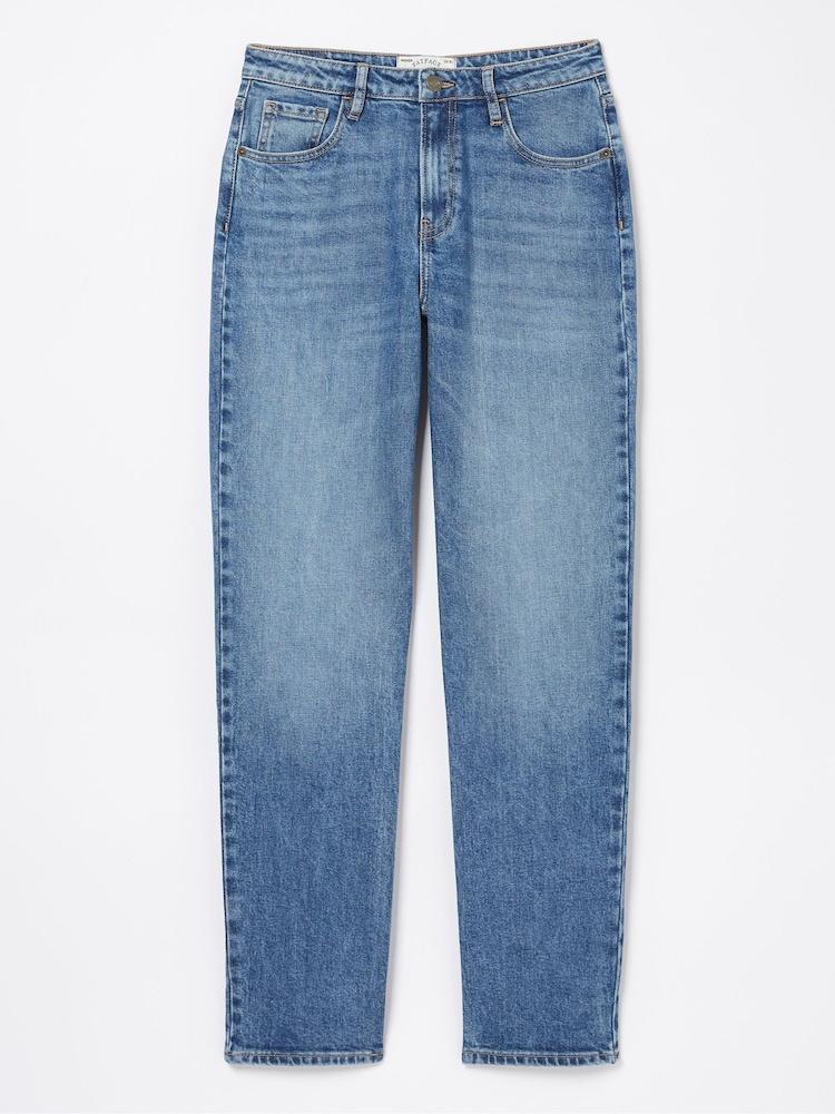 fat face Ludlow Blue Denim Boyfriend Jeans