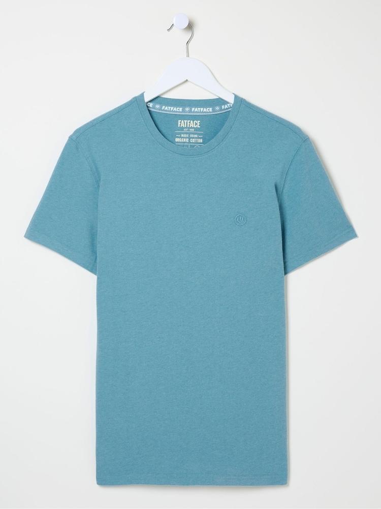 fat face Lulworth Blue Crew T-Shirt