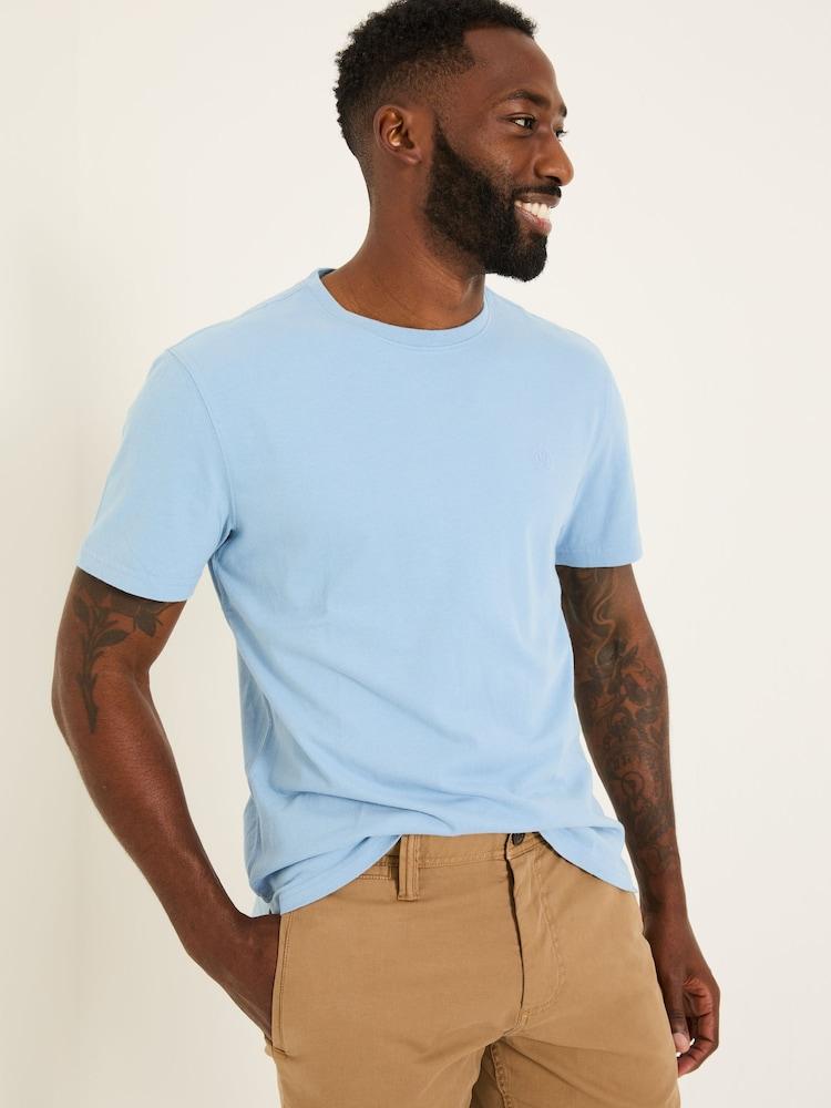 Fat Face Lulworth Light Blue T-Shirt