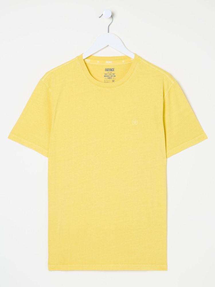 fat face Lulworth Light Yellow T-Shirt