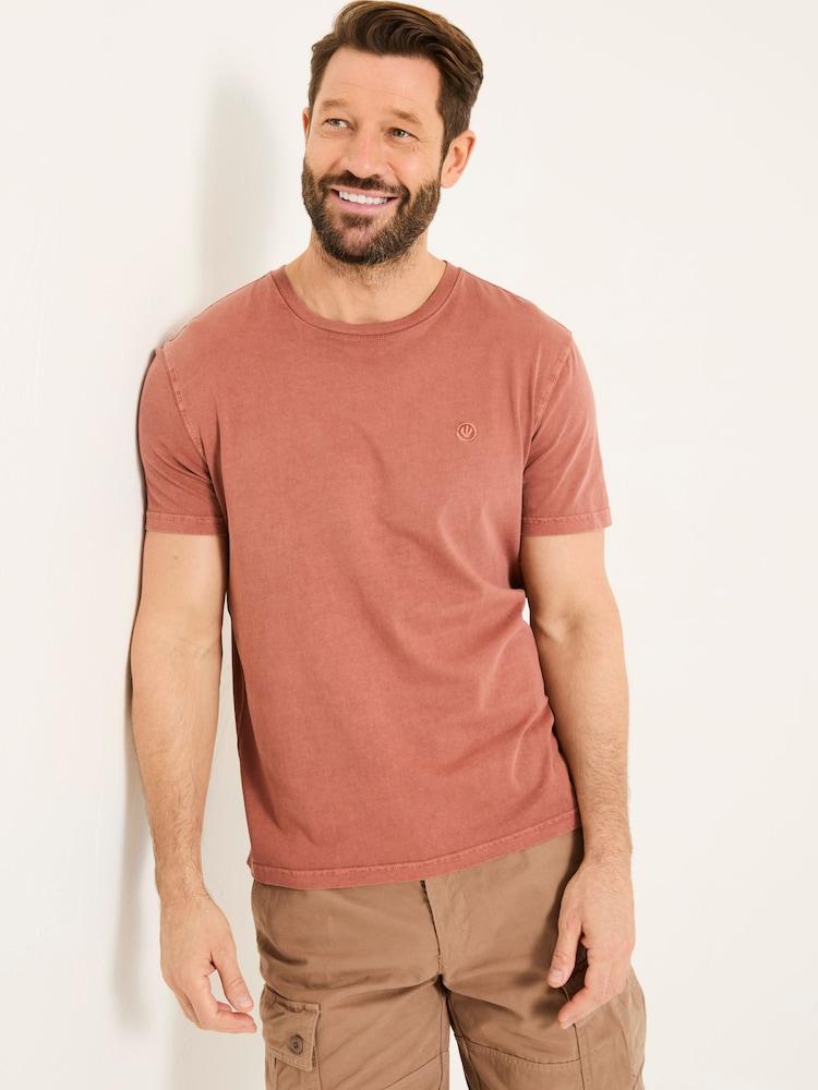 Fat Face Lulworth Rust Brown T-Shirt