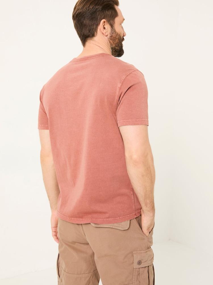 Fat Face Lulworth Rust Brown T-Shirt