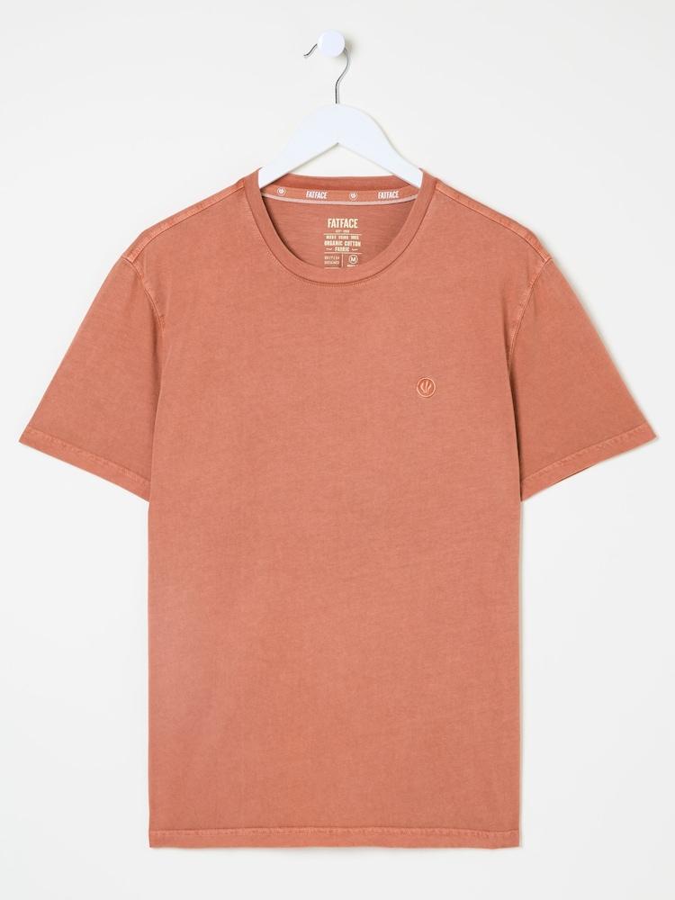 fat face Lulworth Rust Brown T-Shirt