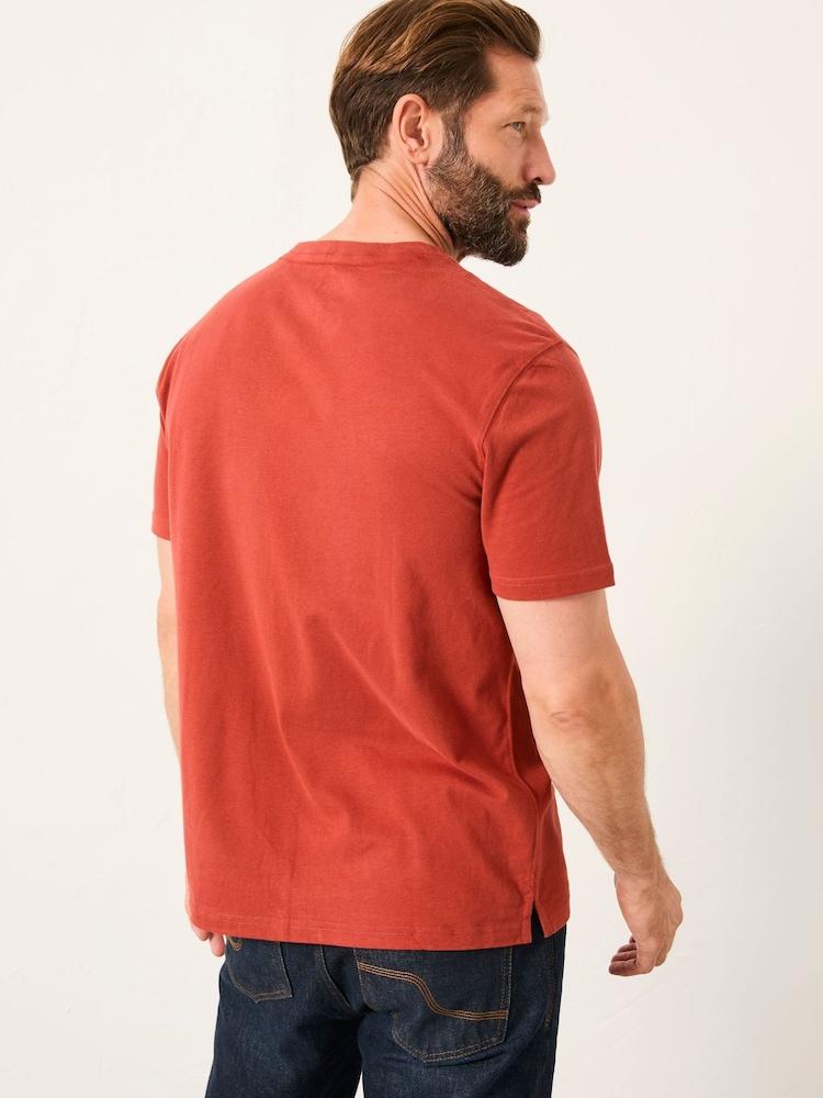 Fat Face Lulworth Terracotta Short Sleeve T-Shirt