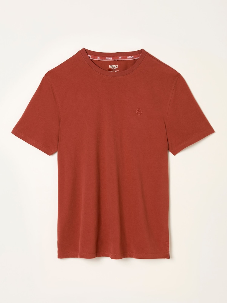 fat face Lulworth Terracotta Short Sleeve T-Shirt