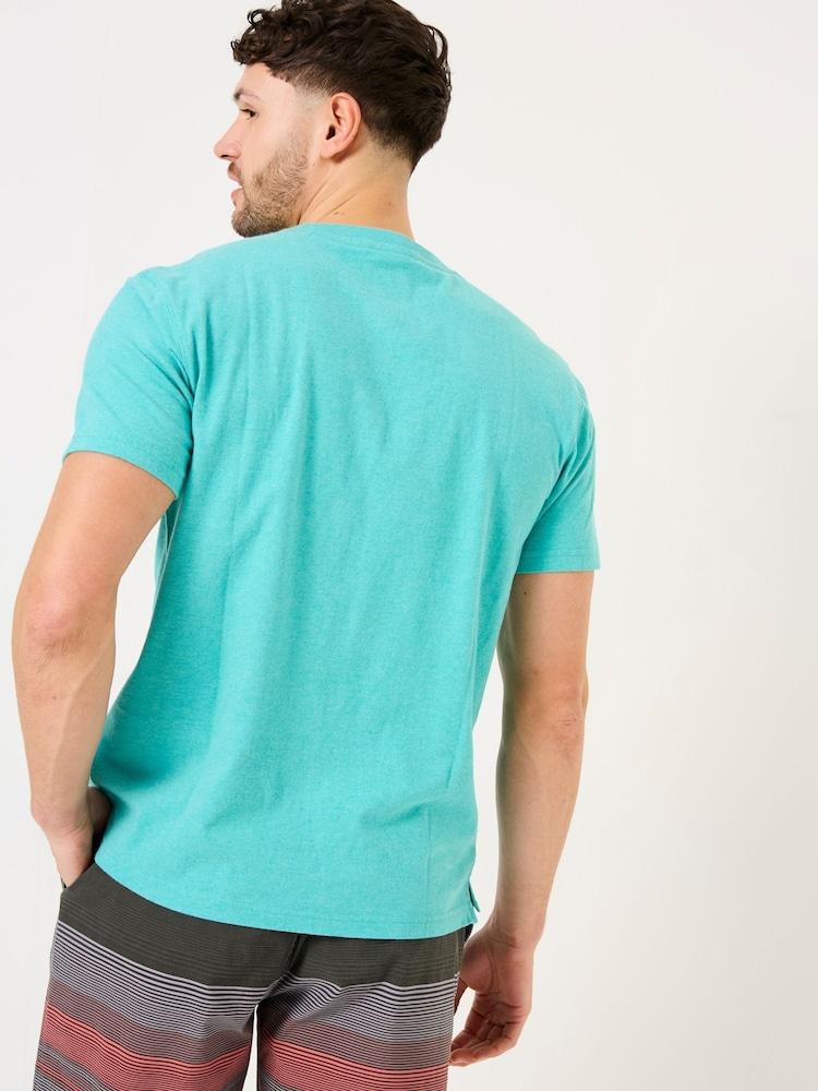 Fat Face Lulworth Turquoise Blue T-Shirt