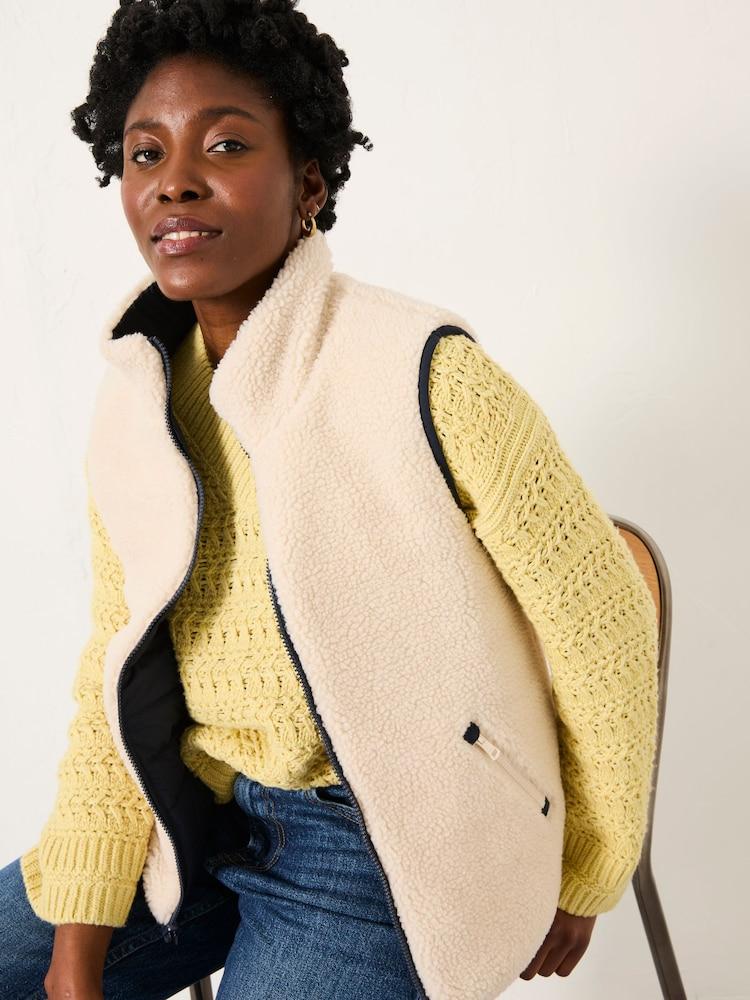 Fat Face Luna Navy Reversible Gilet