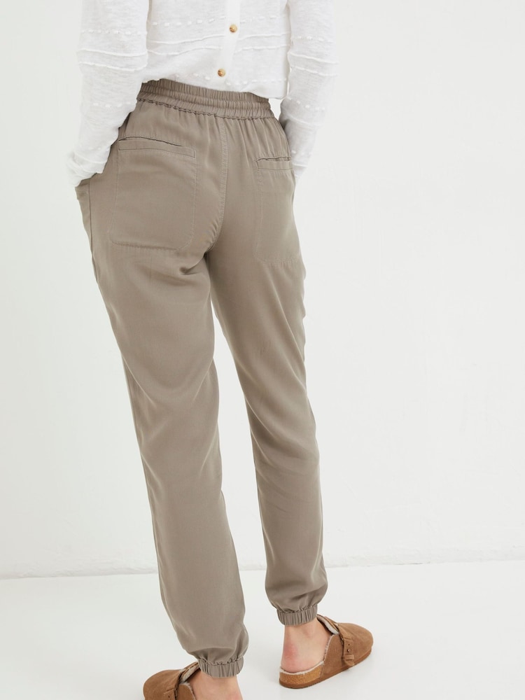 Fat Face Lyme Brown Cargo Cuffed Joggers