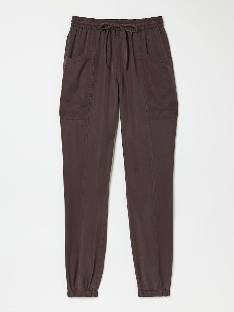 fat face Lyme Brown Cargo Cuffed Joggers