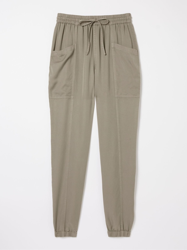 fat face Lyme Brown Cargo Cuffed Joggers