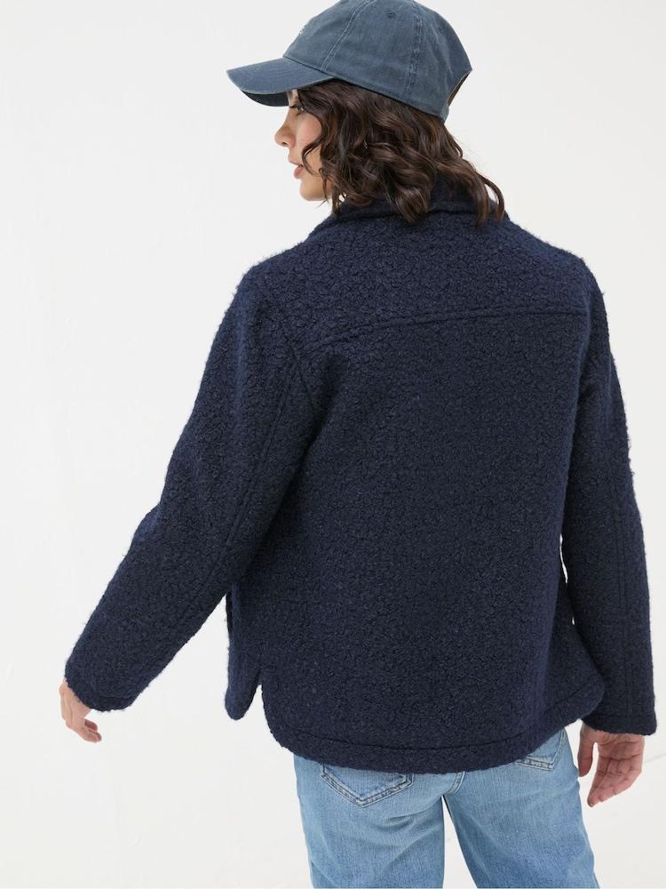 Fat Face Mae Blue Short Jacket