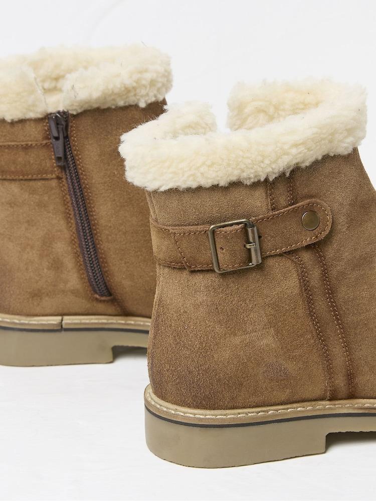 fat face Maggie Brown Suede Boots