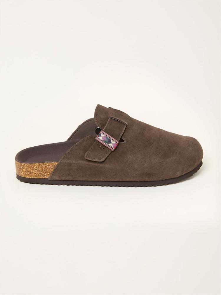 Fat Face Maisie Chocolate Brown House Shoe