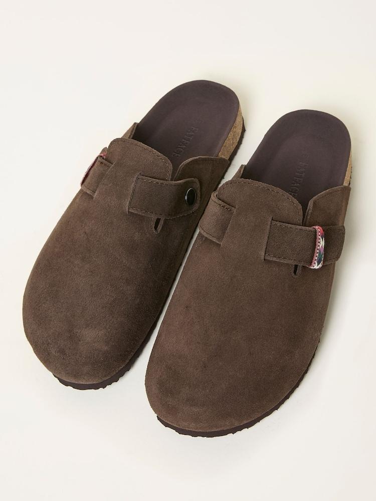 fat face Maisie Chocolate Brown House Shoe