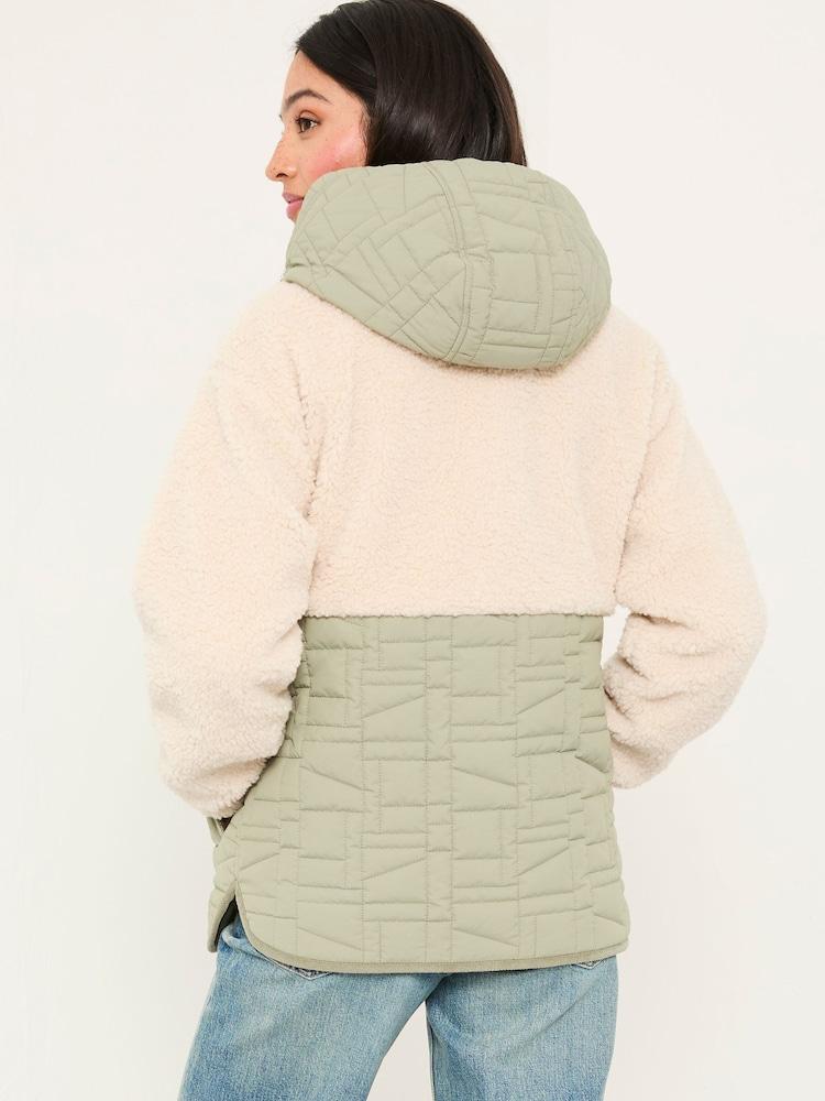 Fat Face Maple Light Green Fleece