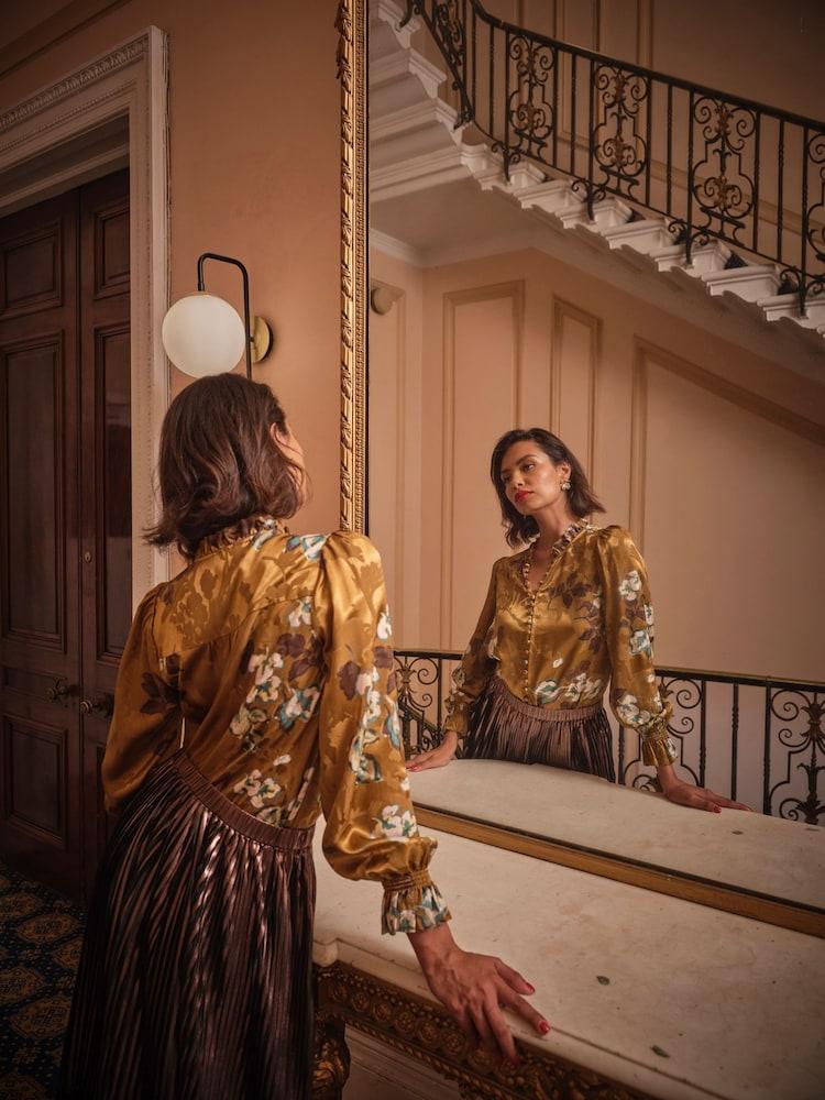 Fat Face Marigold Briar Printed Blouse