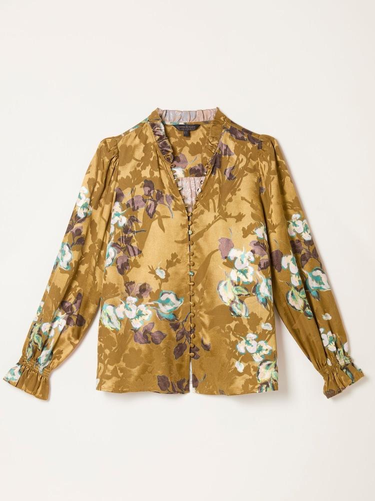 fat face Marigold Briar Printed Blouse