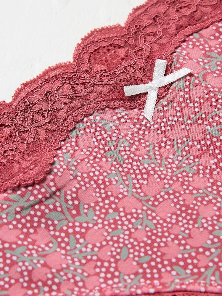 fat face Martha Red Floral Mini Knickers