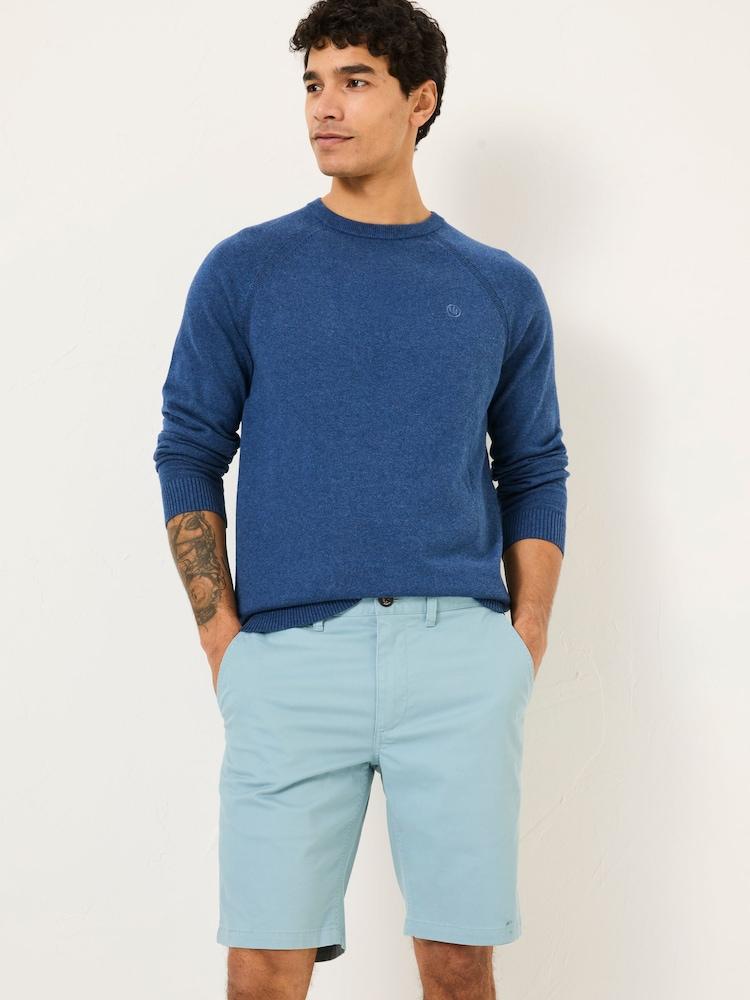 Fat Face Mawes Light Blue Chino Shorts