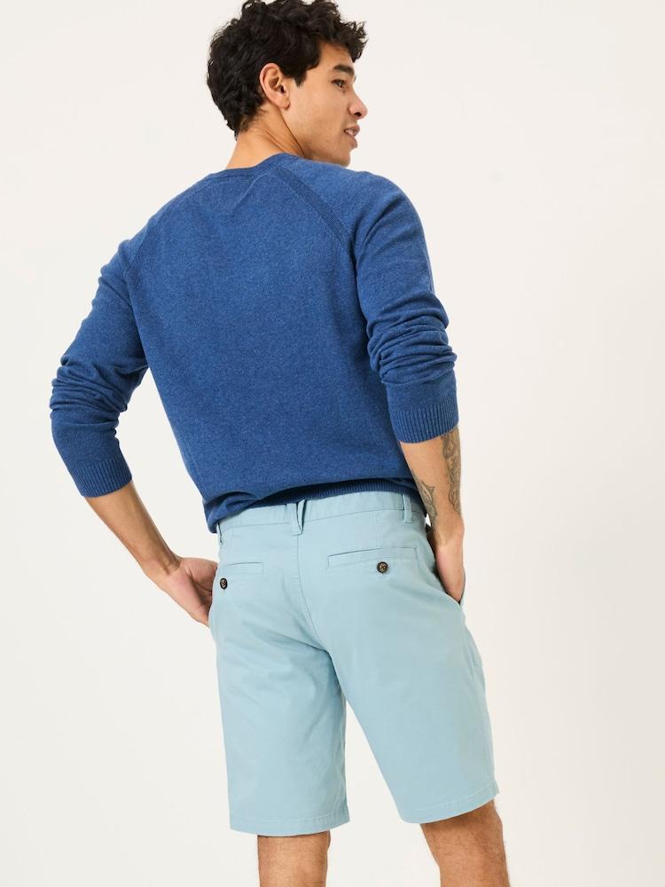 Fat Face Mawes Light Blue Chino Shorts