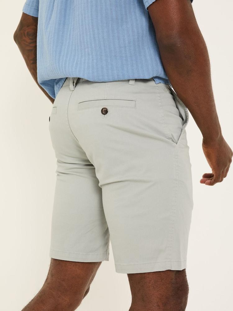 Fat Face Mawes Light Grey Chino Shorts