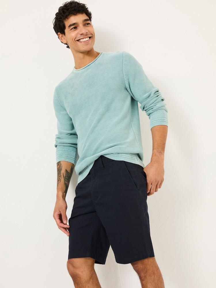 Fat Face Mawes Navy Chino Shorts