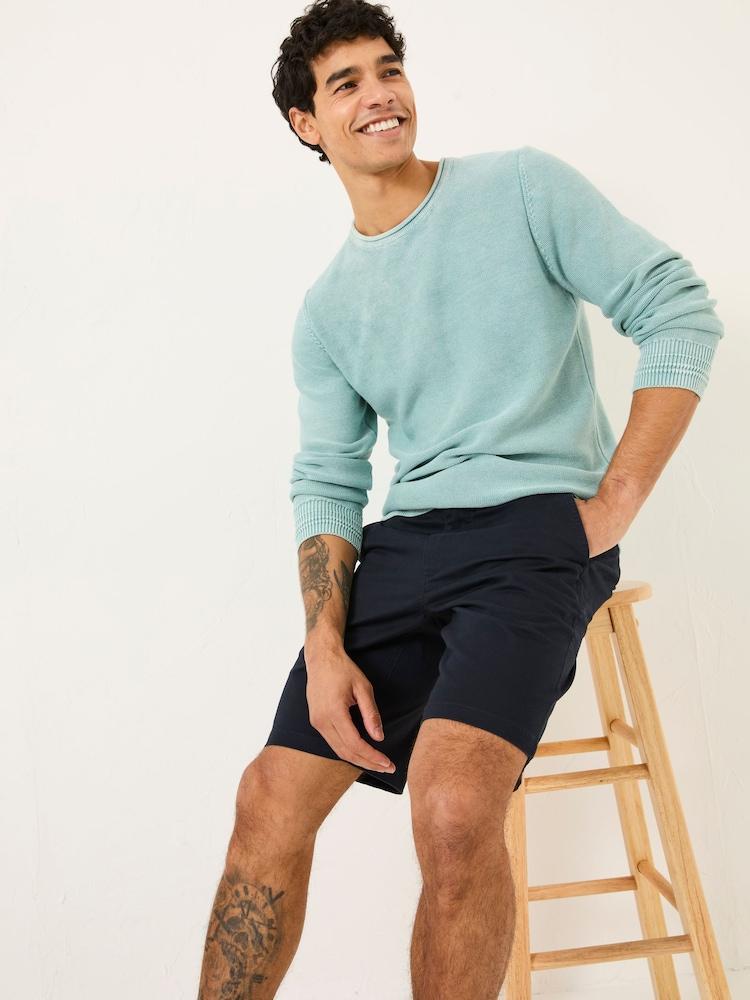 Fat Face Mawes Navy Chino Shorts