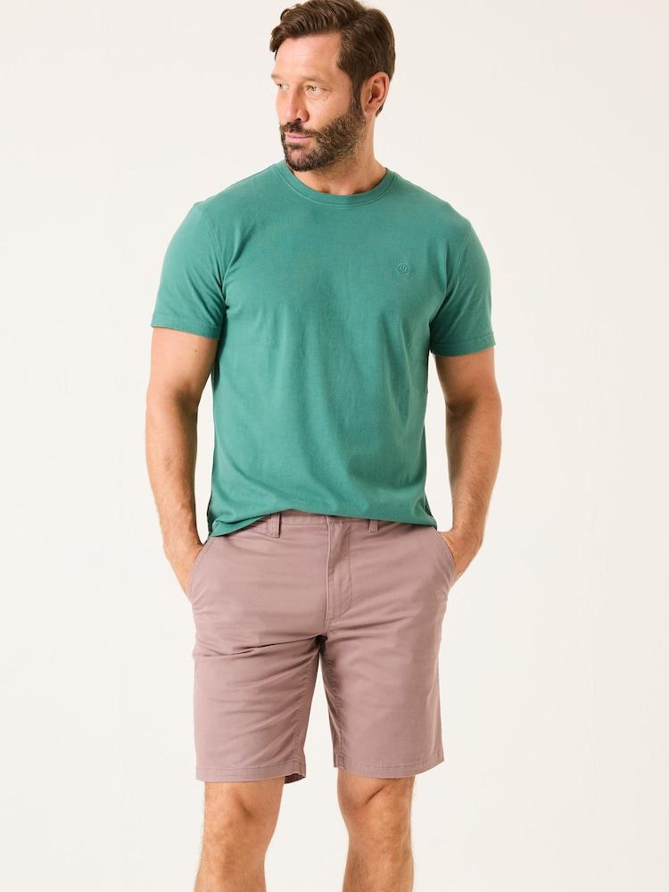 Fat Face Mawes Purple Chino Shorts